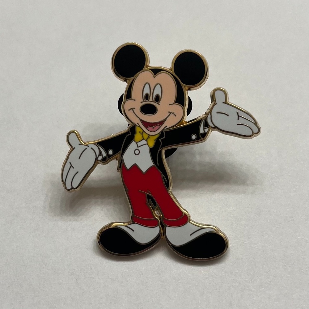 Mickey Mouse in Tuxedo like a Movie Star Trading Pin; Collectible